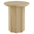 thumbnail image 2 of Tribesigns Round End Table, Wooden Pedestal Side Table with Octagonal Base, Modern Nightstand for Living Room, Bedroom, Easy Assembly, 2 of 16