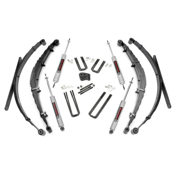Rough Country 4" Suspension Lift Kit for 1977-1979 Ford F-250 4WD - 505.20