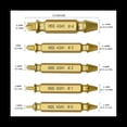 thumbnail image 3 of Quaqdae 6PCS Damaged Screw Extractor Kit,Stripped Screw Extractor Set for Easily and Quickly Remover Common Sizes Of Broken Tool, 3 of 6
