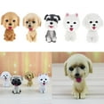 thumbnail image 4 of Bobble Head Dog Samoyed Figurine Bobbling Head Puppy Car Vehicle Ornament, 4 of 8