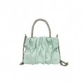 thumbnail image 4 of Bolso de hombro con diamantes de imitación para mujer, bolso cruzado con cadena de nubes plisado para fiesta de verano, 4 of 6