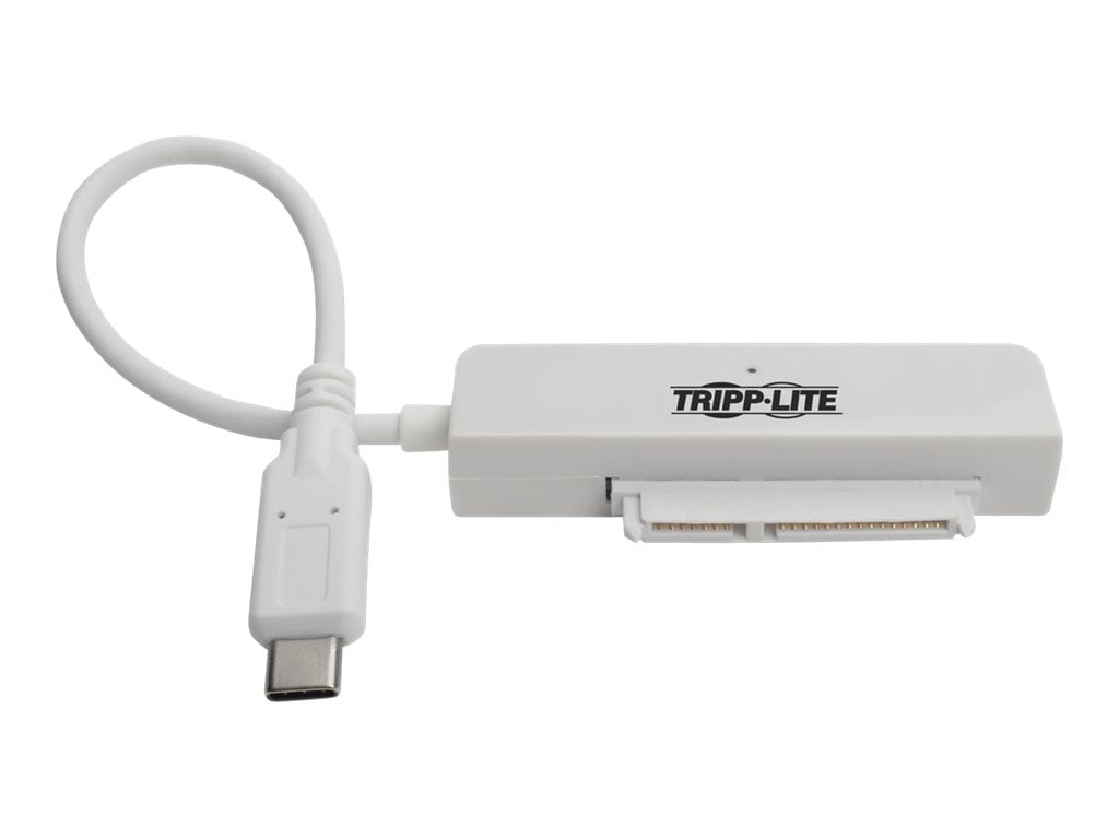 Tripp Lite U438-06N-G1-W USB 3.1 Gen 1 USB Type-C to SATA III Adapter Cable with UASP, 2.5 in. to 3.5 in. SATA Hard Drives