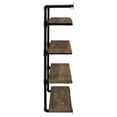 thumbnail image 4 of Elmcrest 39-inch 4-shelf Wall Bookshelf Rustic Oak, 4 of 8