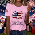thumbnail image 2 of MEICHEN Short Sleeve Independence Day Women’s 250th Anniversary USA Shirt 2026 American Flag Retro Graphic Tee, 2 of 6