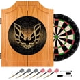 thumbnail image 1 of Trademark Poker Pontiac Firebird Black Wood Dart Cabinet Set, 1 of 1