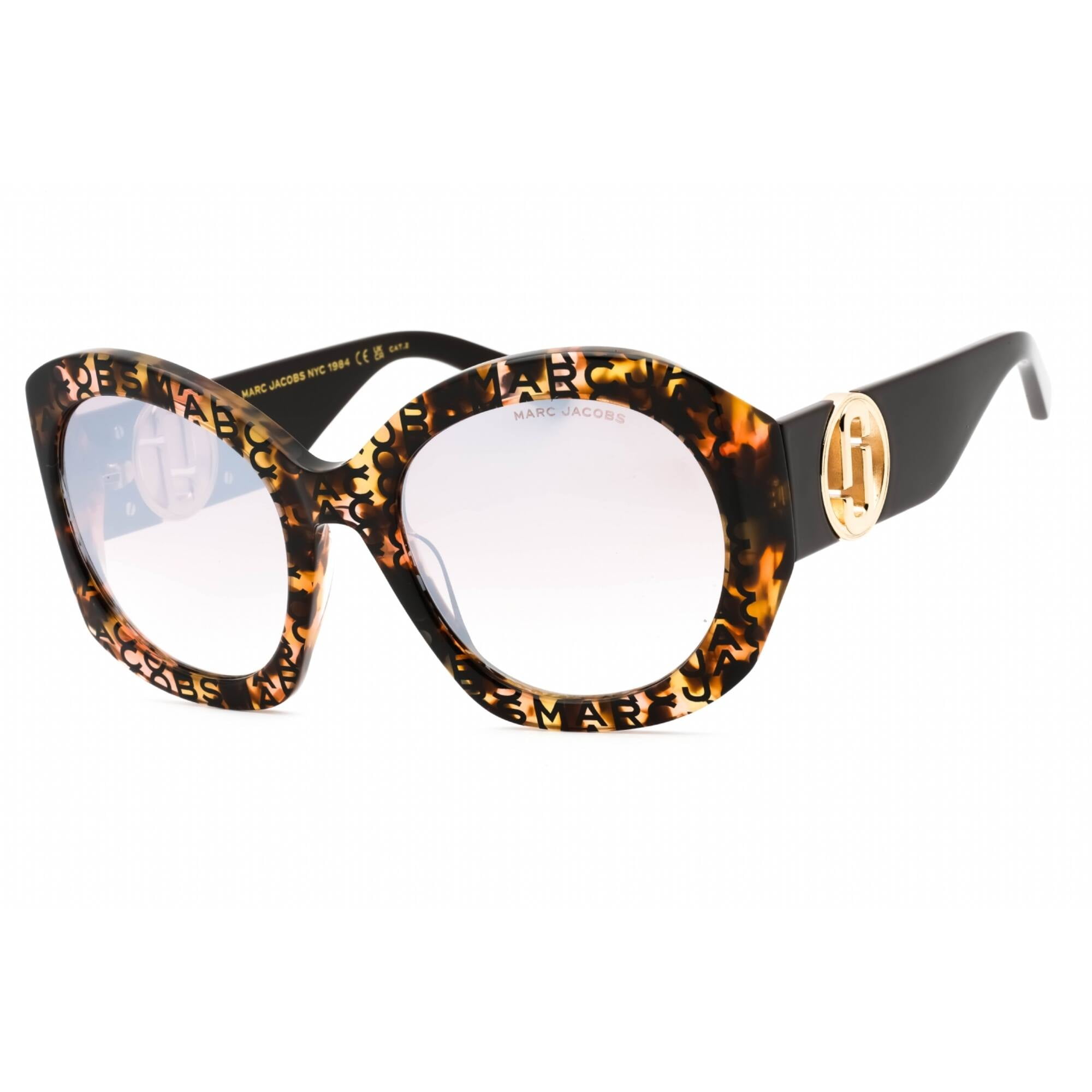 Marc Jacobs アヒエタサンクラス MARC653S Y113X Marc Jacobs MARC 653/S 0HZJ FF Women's Gold Lilac Frame