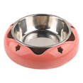 thumbnail image 3 of Alimentador de acero inoxidable Yinane Cuenco para perros tipo jaula rojo, 3 of 6