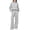 GY2, variant on Women's Fall Matching Half Zip Sweatshirt and Wide Leg Sweatpants, Casual 2 Piece Outfit, Tracksuit Sets