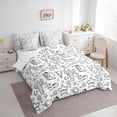 thumbnail image 2 of Manfei Southwestern Cowboy Bedding Comforter Set 7pcs, Boots Hat Horseshoes King Bedding Sets, Snake Scorpion Bed Sheets, Ultra Soft Home Decor, 2 of 7