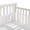 White, variant on HALO Breathable Mesh Mini Crib Liner, Airflow Design Crib Bumper, 100% Polyester, White, 11" x 127"