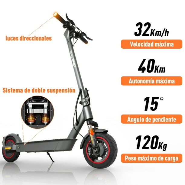 Scooter Eléctrico Honey Whale E9 MAX Negro HONEY WHALE E9 MAX