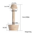 thumbnail image 4 of Wooden Egg Tart Skin Maker, Double-Side Tart Tamper For Baking, Kitchen Utensil, 4 of 4