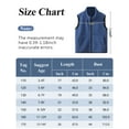 thumbnail image 7 of Happy Cherry Boys Girls Polar Fleece Vest Kids Warm Sleeveless Jacket Toddler Zip Up Winter Waistcoat Children Ligntweight Outwear with Pockets, 7 of 7