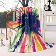 thumbnail image 2 of Colorful Paint Burst Pattern Blanket,Comfortable Soft Lamb Wool Throw Blanket,All Season,Warm Lightweight Blankets for Sofa Bed Couch Living Room Chair,40"x50", 2 of 4