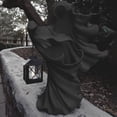 thumbnail image 2 of Creative Witch Lantern Sculpture with Lantern, Halloween Statue for Halloween Decorations (Black), 2 of 7