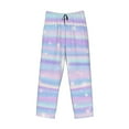 thumbnail image 4 of Fotbe Striped Gradient Men's Pajama Pants,Sleepwear Pants,Pj Bottoms Drawstring And Pockets-Small, 4 of 9