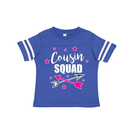 

Inktastic Cousin Squad with Arrows and Stars Gift Toddler Toddler Girl T-Shirt