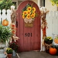 thumbnail image 5 of Artificial Sunflower Potted Plants, Spring Decor Yellow Fake Flower in Pots Decorations Natural Rattan Woven Hanging Basket with Sunflower for Home Bathroom Kitchen Rustic Table Centerpiece Decor, 5 of 6