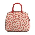 thumbnail image 2 of Lunch Bag Lunch Box for Women Reusable Insulated Lunch Bags,Water-Resistant Fruits Strawberry Pattern Cooler Lunch Tote Bag, Large Capacity for Work Travel Picnic, 2 of 6