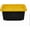 4, variant on HDX 27 gal. Strong Box Plastic Storage Tote in Black and Yellow