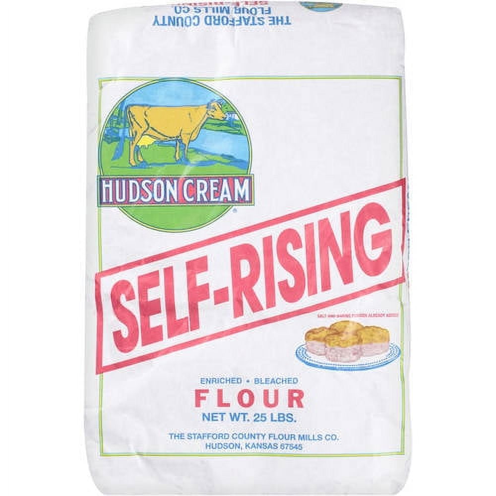 (4 pack) Hudson Cream Self-Rising Flour, 25 lb