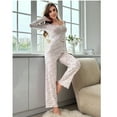 thumbnail image 3 of Fall/Winter Homewear Printed Set - Casual and Fashionable - Can Be Worn Outdoors, 3 of 7