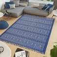 thumbnail image 2 of Casavani Home Décor Living Room Area Carpet, Blue 3x20 feet, 2 of 6