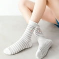 thumbnail image 4 of 5/6/10 Pairs of Women's Vintage Floral Patterned Cute Ruffle Cartoon Cotton Crew Socks, 4 of 7