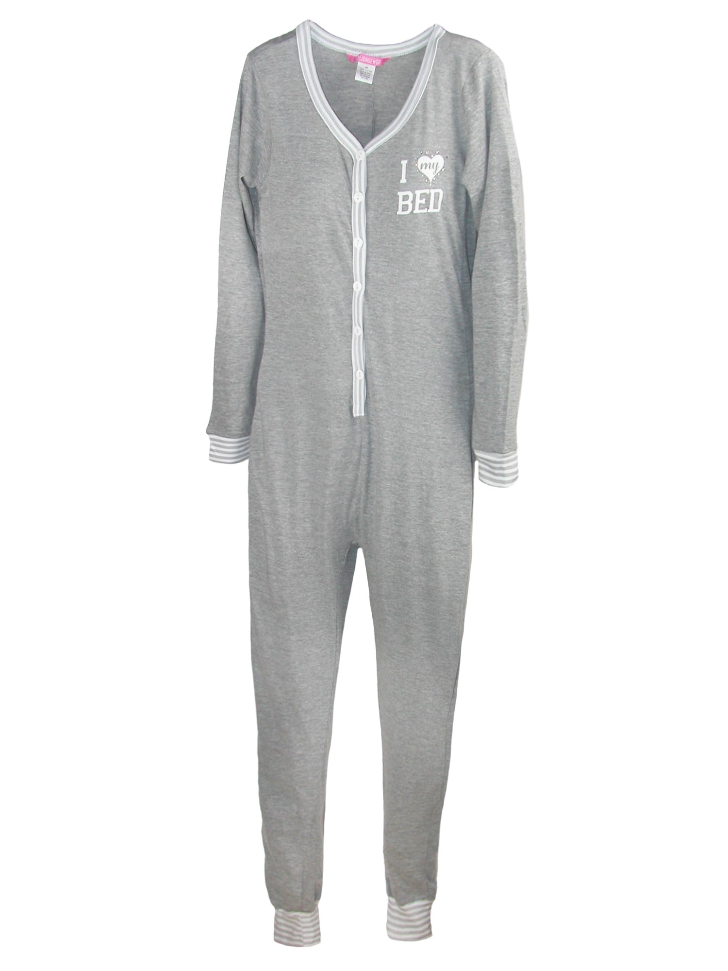 Love Loungewear - Love Loungewear Women's One Piece Union Suit Pajamas