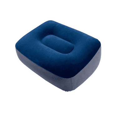 AUQ Foot Stool,Portable Inflatable Foot Rest,Soft Comfortable Under Desk Footrest,Ergonomic Foot Stool for Travel and Home Use