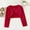 Red, variant on Girls Front Cardigan Sparkle Sweater Toddler Bolero Shrug Baby Kids Long Sleeve Dress Up Button Closure Cropped Jacket Tops (18-24 Months, Red)