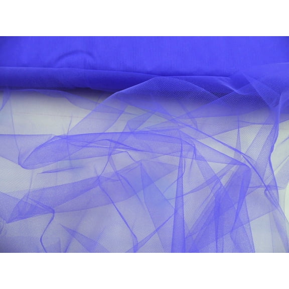 Nylon Tulle Sheer Fabric Royal Blue 54 inch wide DD303