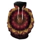 thumbnail image 1 of Sudadera con capucha y cremallera de mandala para hombre, estilo informal, estilo Harajuku, con estampado 3D, para adolescentes, estilo urbano, talla grande, 1 of 6