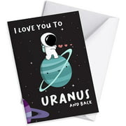 Naughty Valentines Day Anniversary Cards for Boyfriend / Girlfriend, Funny Sexual Birthday Card for Husband / Wife,