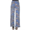 thumbnail image 2 of White Mark Women's Paisley Palazzo Pants, 2 of 6