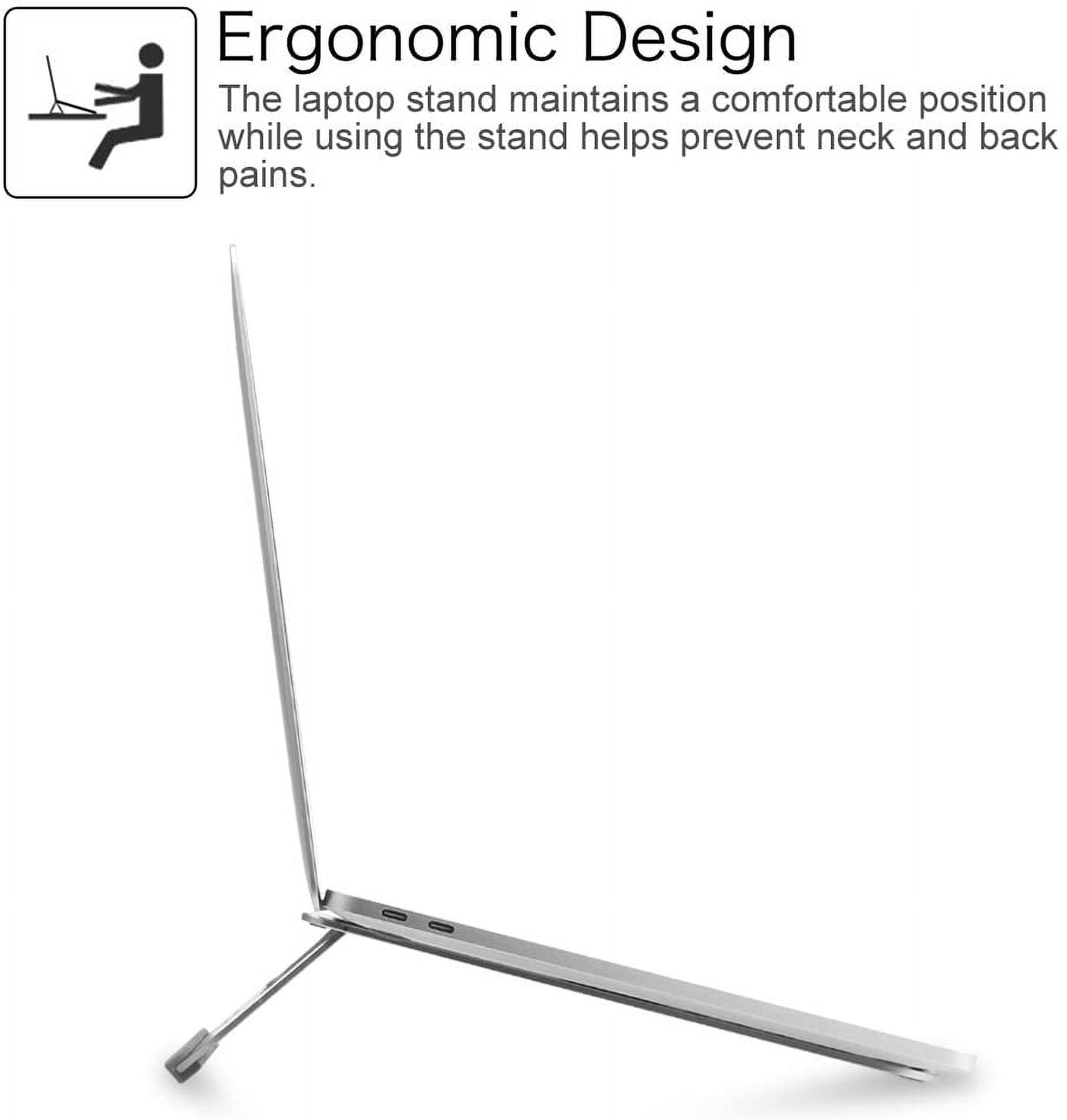 Fintie Aluminum Portable Laptop Stand for MacBook/iPad Pro/Samsung/RCA/Lenovo/Tablet/Notebook 9-17" Holder