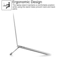 thumbnail image 3 of Fintie Aluminum Portable Laptop Stand for MacBook/iPad Pro/Samsung/RCA/Lenovo/Tablet/Notebook 9-17" Holder, 3 of 7