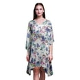 thumbnail image 1 of Bimba Robe Midi de Détente Aquarelle pour Femmes, Tenue de Plage-4x-5x, 1 of 5