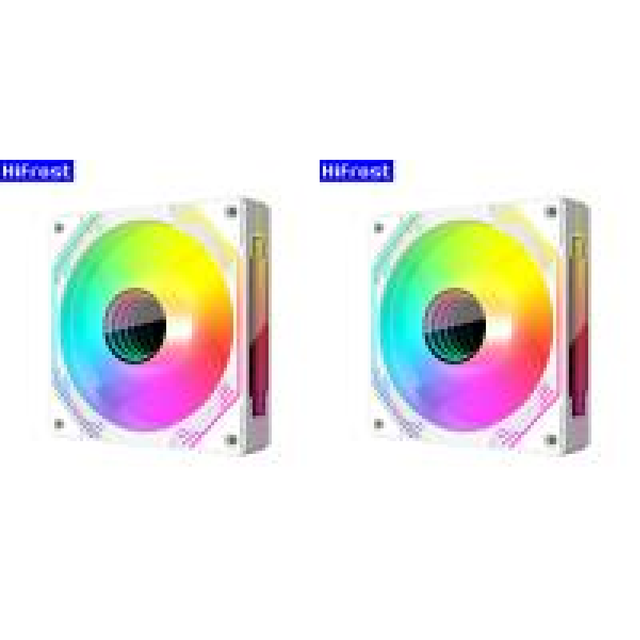 Ventilador de caja de 120 mm, refrigerador, 5 V, 3 pines, ARGB, 12 V, 4 pines, PWM, ventilador de chasis (invertido), blanco