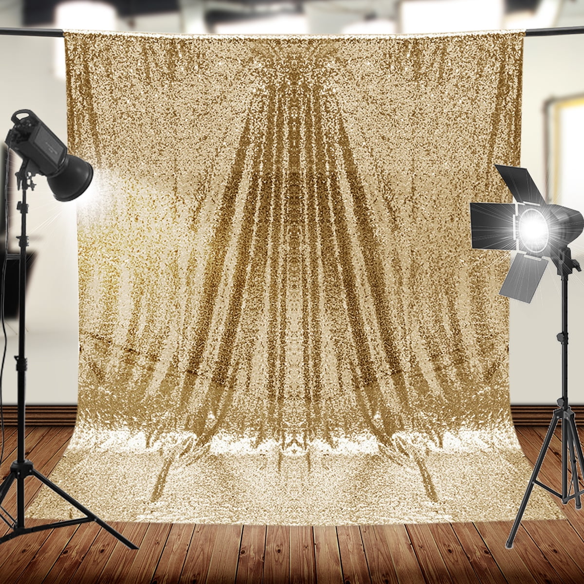 4X6ft Shimmer Sequin Fabric Photography Backdrop Wedding Party