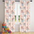 thumbnail image 5 of Blackout Kids Curtains,Light Pink Fairy Pattern Childrens Insulated Curtains Set Of 2,Bedroom Essentials,Toddler Room Decor 42"x84", 5 of 5