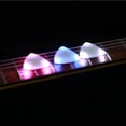 thumbnail image 3 of Guitar Bass Ukulele LED Pick Gleamy Plectrum protector guards Colored Light Green light, 3 of 8