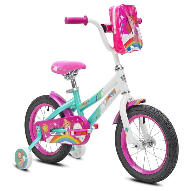 Girls Bicycle Shimmer And Shine Bike 14 Inch Nickelodeon Paw