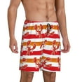 thumbnail image 2 of Sikiie Red Lobster Mens Pajama Shorts, Lightweight Lounge Pant with Pockets Soft Sleep Pj Shorts for MenXX-Large, 2 of 6