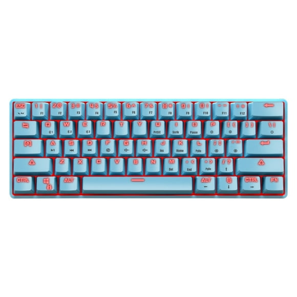 Gaming Key Keyboard Mechanical K28 Wireless Bluetooth 61-Key-Mode Rgb Backlit Mechanical Gaming Keyboard