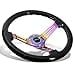 thumbnail image 3 of NRG RST-018BK-MC Roue de Sting Renforcée - Bois de Couleur Noire avec Rayons Neo Chrome, 3 of 4