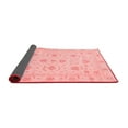 thumbnail image 2 of Ahgly Company Indoor Round Oriental Red Traditional Area Rugs, 5' Round, 2 of 4