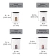thumbnail image 3 of Bote de almacenamiento de alimentos Tupperware One Touch Reminder de 4 litros, juego de 4, 3 of 7