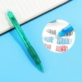 thumbnail image 2 of Retractable Erasable Gel Pens Clicker, 0.5mm Fine Point, Thermo-Sensitive Ink, Bright Colors, Smooth Writing, Comfort Grip, Office Supplies for Teens & Adults, Green, 2 of 7