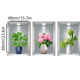 thumbnail image 3 of XWSHYW Decoraciones para El Hogar Plantas de Calcoma En Plantas y Macetas En Pasillos, Escaleras, Pintura Decorativa, Murales En Plantas y Flores En Paredes de Restaurantes En Hoteles., 3 of 3